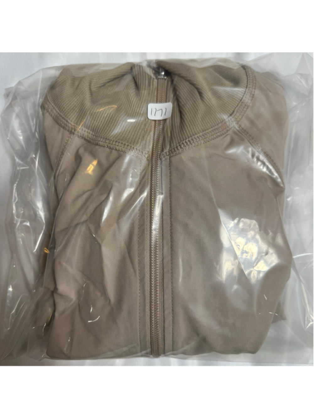 Women's Cherokee Infinity Zip-Up Jacket Size M Beige - Picture 7 of 7